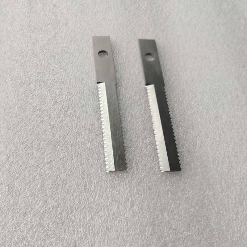 Alloy steel serrated packaging blade