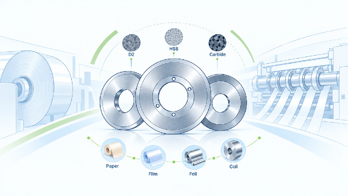 Circular Slitter Knives: Types, Applications, Materials and Selection Guide